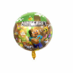 Foil Balloon - Round - Minecraft